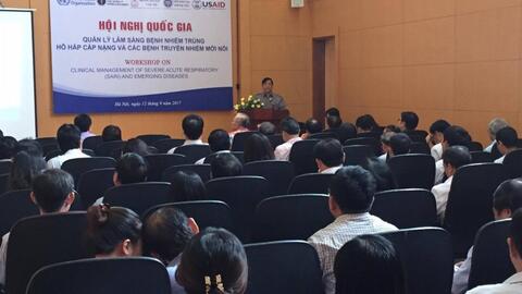Nâng cao năng lực quản lý bệnh nhiễm khuẩn hô hấp cấp tính nặng  tại Việt Nam