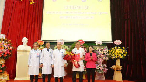 Thành lập Chi hội Hội Vân động hiến mô, bộ phận cơ thể người tại BV Hữu nghị Việt Đức