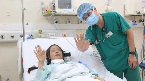 Bệnh viện Hữu nghị VIệt Đức: Ghép thành công đồng thời tim và phổi cho người suy đa tạng