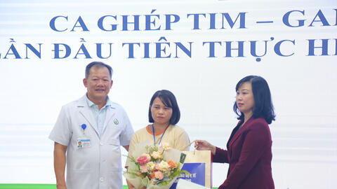 Bệnh viện Hữu nghị Việt Đức: ghép  thành công ca nhận tim - gan cấp cứu đồng thời trên một bệnh nhân