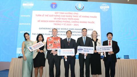 Bộ Y tế, WHO và các đối tác quốc tế cùng hợp tác để nâng cao nhận thức, vận động chính sách và hành động ngay hưởng ứng Tuần lễ Thế giới nâng cao nhận thức về kháng thuốc