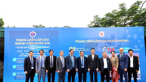 Hỗ trợ Hải Phòng chuẩn hóa hệ thống cấp cứu ngoại viện theo chuẩn quốc tế
