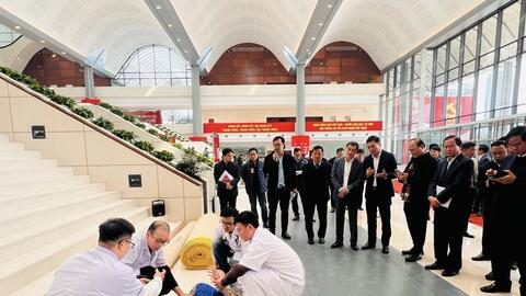 Diễn tập đảm bảo công tác y tế phục vụ Đại hội Đại biểu toàn quốc lần thứ XIV của Đảng