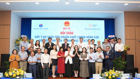 Xin góp ý dự thảo Tiêu chuẩn  chất lượng bệnh viện nâng cao