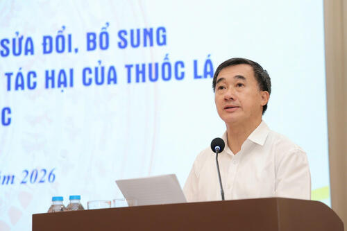 Hội thảo lấy ý kiến đối với dự thảo Luật sửa đổi, bổ sung một số điều của Luật Phòng, chống tác hại của thuốc lá