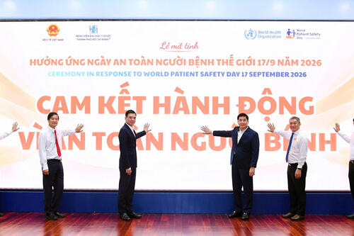 Lễ mít tinh hưởng ứng Ngày An toàn người bệnh Thế giới năm 2026:“Chăm sóc an toàn cho các bệnh không lây nhiễm”