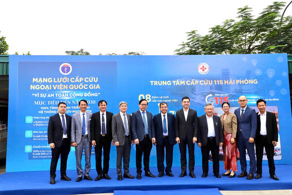 Hỗ trợ Hải Phòng chuẩn hóa hệ thống cấp cứu ngoại viện theo chuẩn quốc tế